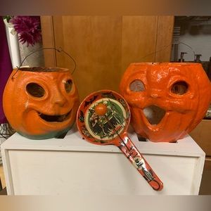 Vintage Jack ‘O  Lanterns & Noisemaker